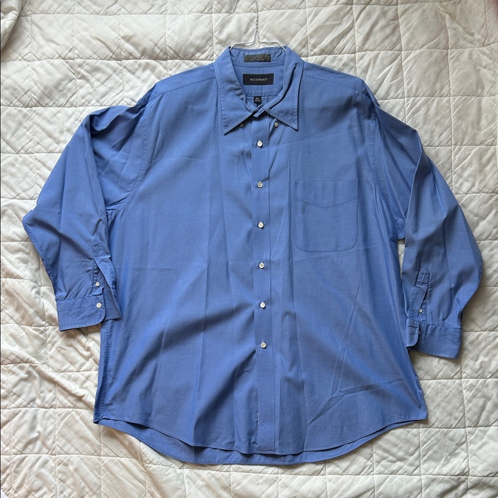Nordstrom Classic Blue Button-Down Shirt